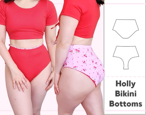 Reversible High Waisted Bikini Bottom main image 0