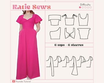 Flared Dress Pattern, Fit and Flare Dress Pattern Sewing Tutorial, Mini  Dress Pattern, Skater Dress Pattern, Plus Size Easy Dress Pattern - Etsy