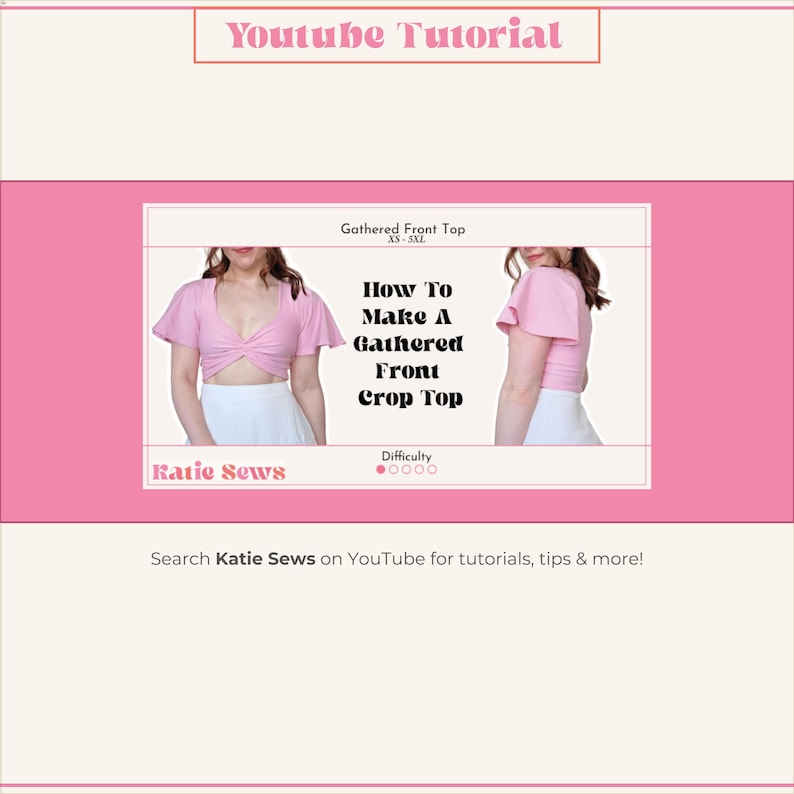 Flutter Sleeve Sewing Pattern: Mix & Match Sleeves (Digital PDF XS-5XL) image 6