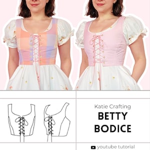 Reversible Bodice Sewing Pattern | Digital PDF Sewing Pattern | XS - 5XL | Instant Download | Beginner Friendly