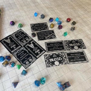 Cartas de metal de Dungeon Master: bendiciones e inspiración