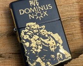 【未使用】灯籠の灯る墓地　Jhon Avon氏　サインド　プレイマット Ave Dominus Nox Zippo - Etsy