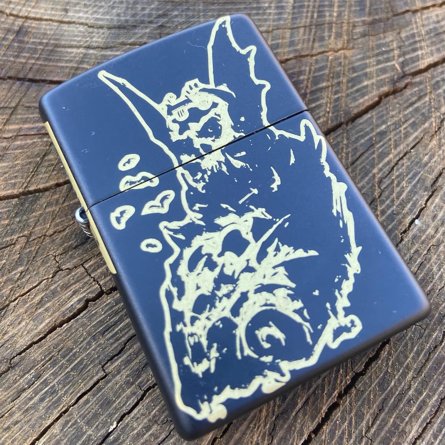 【未使用】灯籠の灯る墓地　Jhon Avon氏　サインド　プレイマット Ave Dominus Nox Zippo - Etsy
