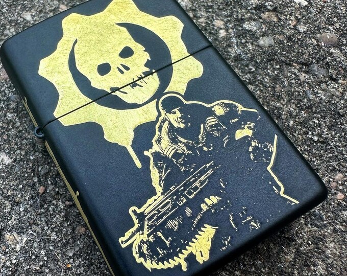 Gears of War Inspired cog Tag - Etsy