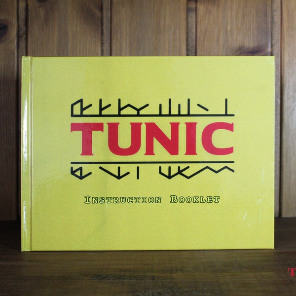 Tunic Instruction Booklet, tunic game book, manual game, tunic fox