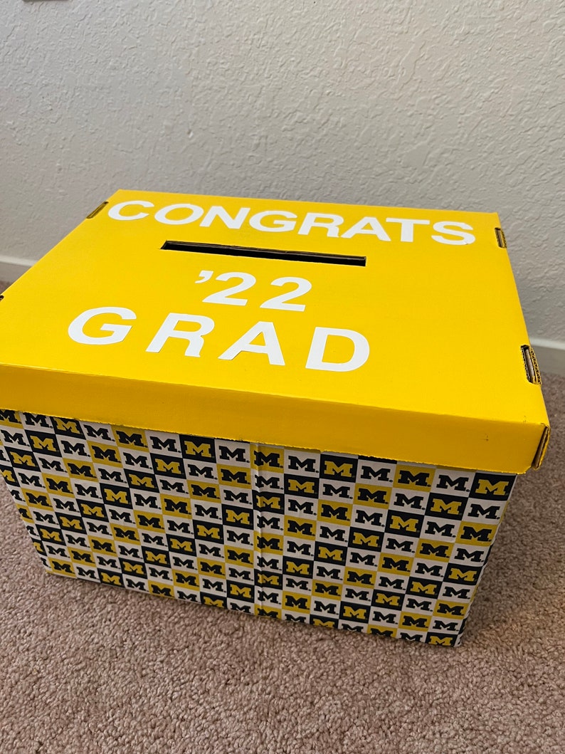 Graduation Card Box Etsy