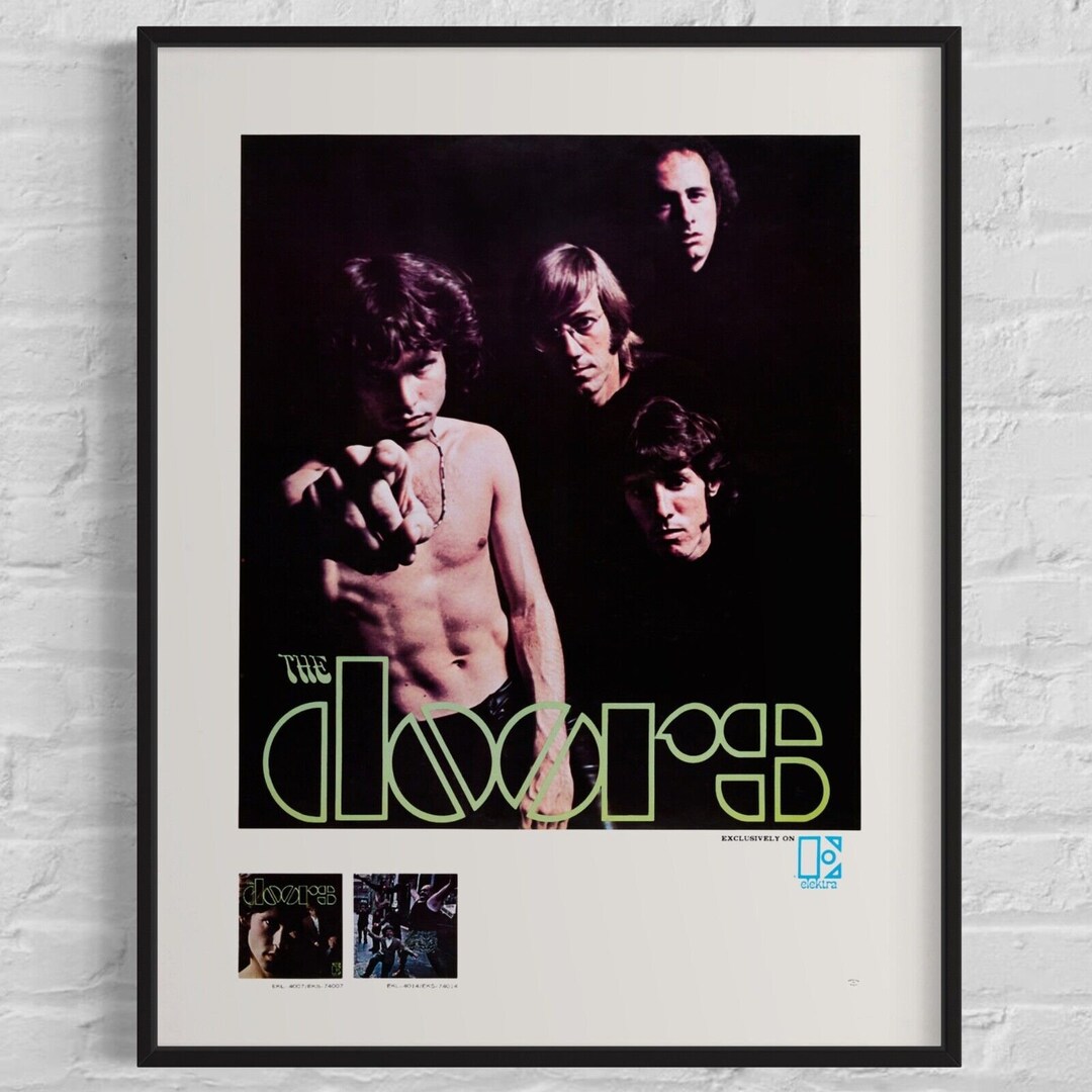 THE DOORS 'strange Days' 1967 Second Album Elektra Promotional Poster