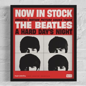 Hard days night 1964 - Etsy 日本
