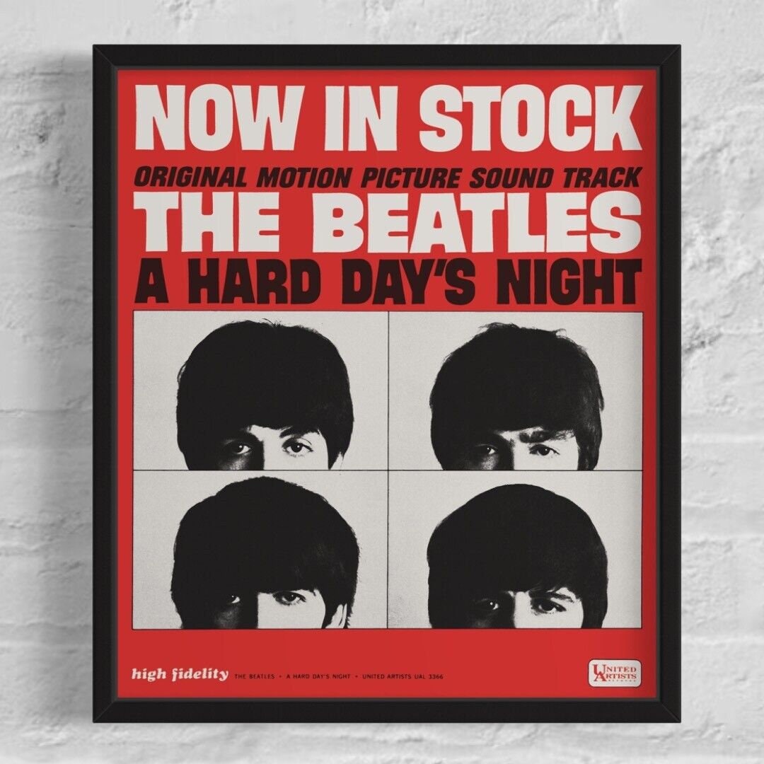 ビートルズ　トレーディングカード「A HARD DAY'S NIGHT 」 Beatles A Hard Days Night Movie Topps 1964 Vintage Trading