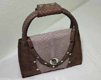 Borsa in vero pitone | Etsy Italia