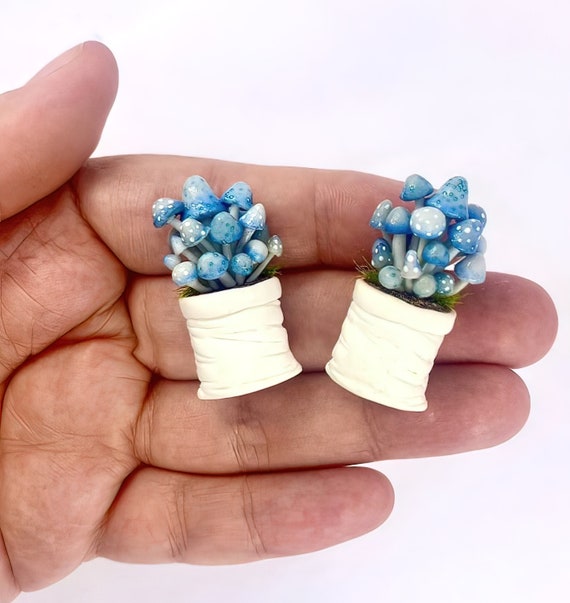 Casa A Forma Di Fungo In Legno Fatta A Mano / Sostenibile Ed Ecologica / Realizzata Da Bumbu Toys - Italia - Foto 6