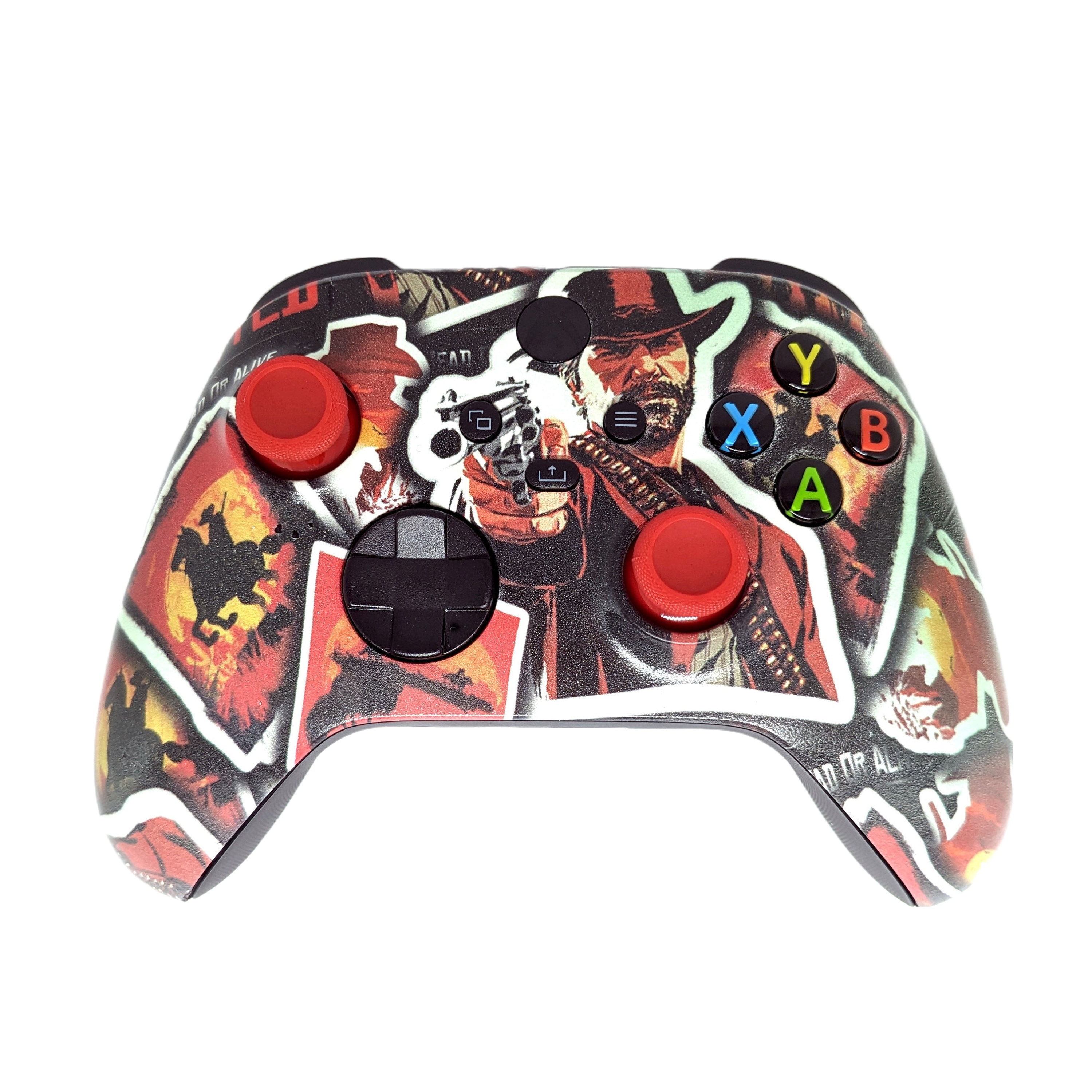 Custom Painted Western Themed Controller RDR2