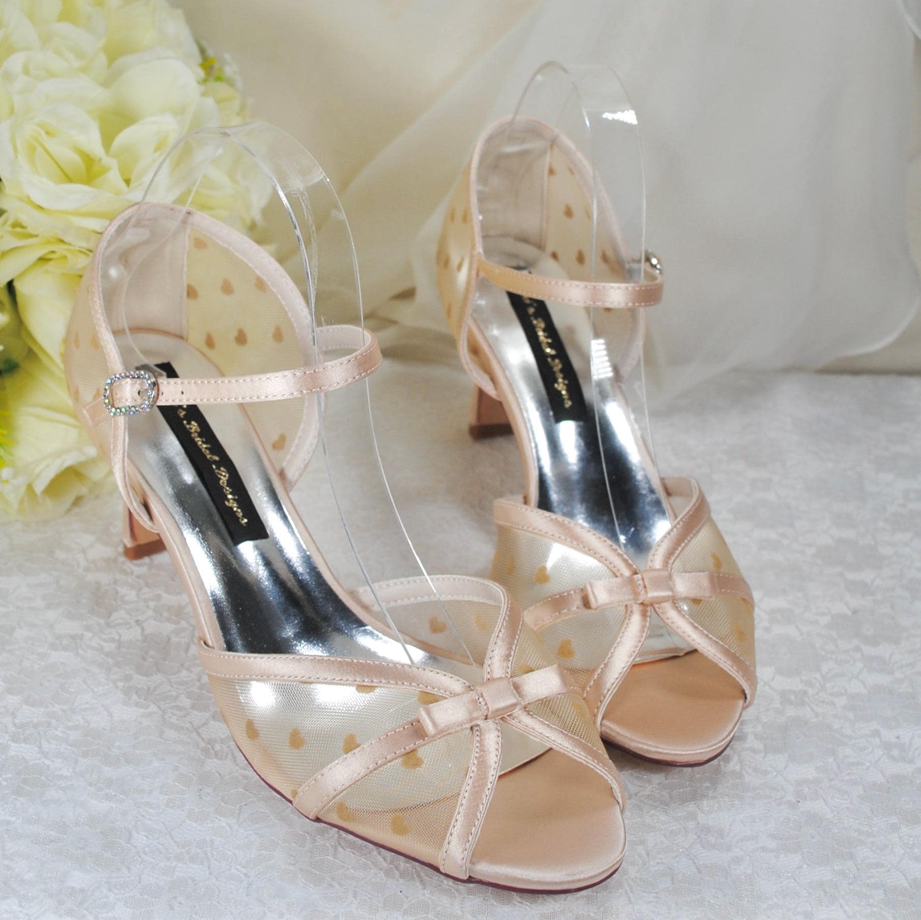 rose gold kitten heels uk