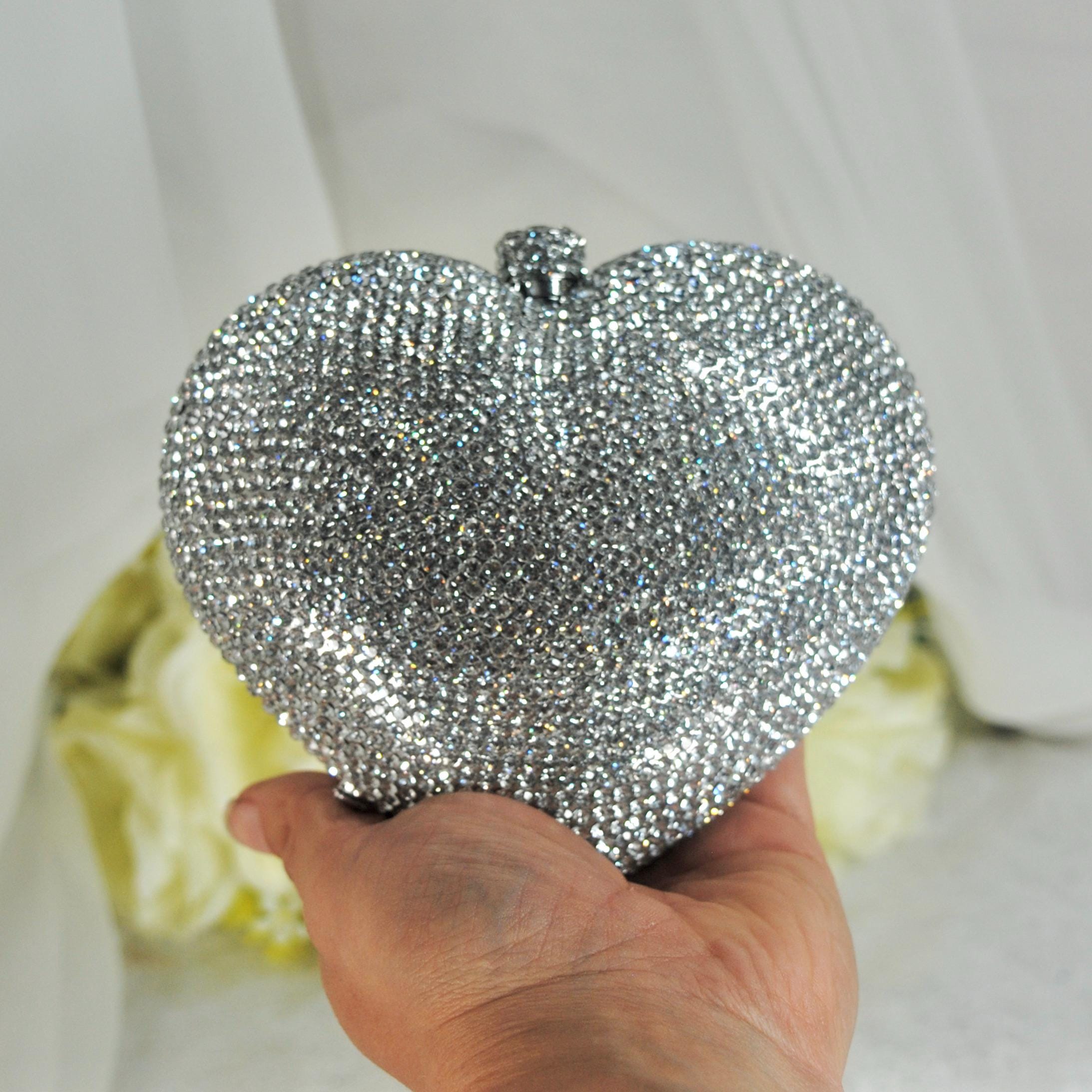 White Crystal Clutch - Etsy display picture 1