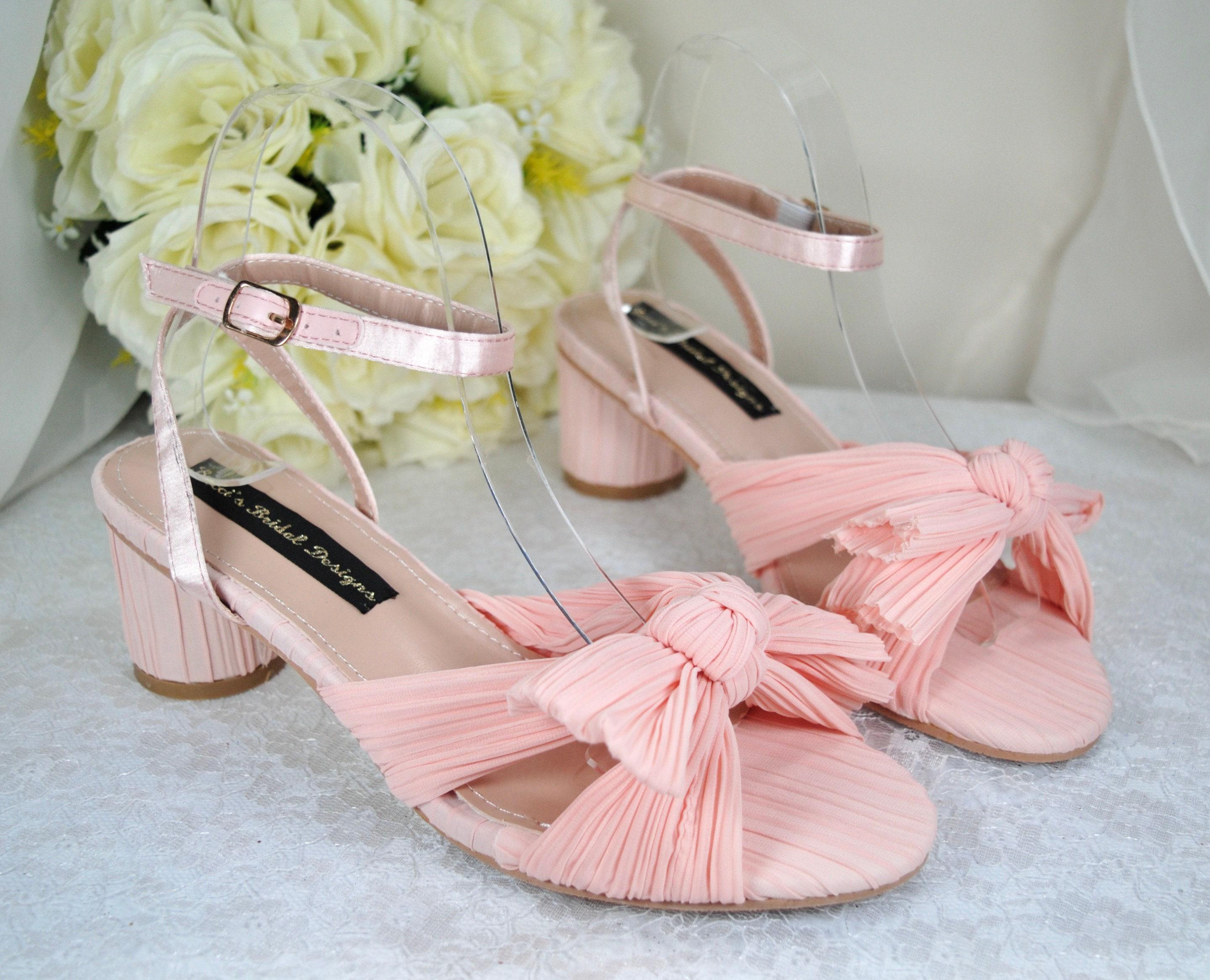 Pink Bow Heels UK