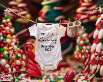 Christmas Gender Neutral Baby Announcement | Digital Pregnancy Announcement | Social Media Reveal | Baby Shower Invite - Facebook, Instagram
