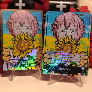 Rebecca (OP04-039) - Personalisierter One Piece Anführer und Don - Holographisch