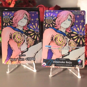 Vinsmoke Reiju (OP06-042) - Leader et Don en une pièce du JCC personnalisés - Holographique