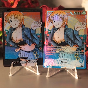 Nami - Style Oda (OP03-040) - Leader et Don en une pièce du JCC personnalisés - Holographique