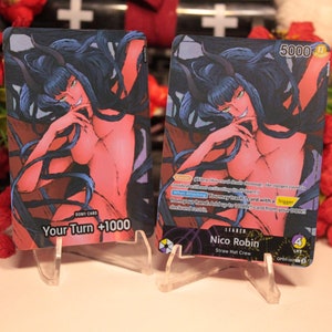 Octopus Robin - Demon Form (OP09-062) - Custom One Piece TKG Anführer und Don - Holographisch