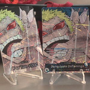 Donquixote Doflamingo (OP01-060) - Custom One Piece TCG Leader and Don - Holographic