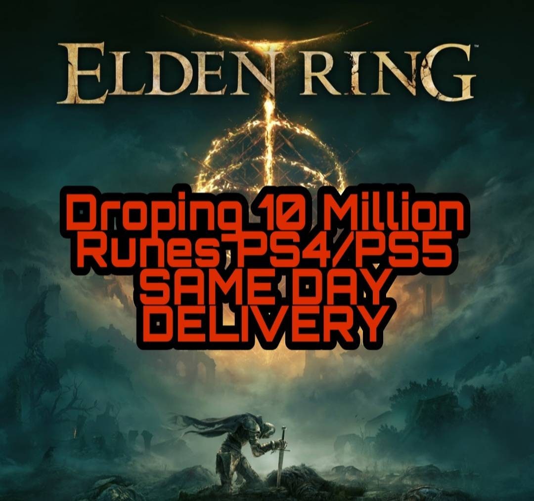 Ps4 Rune Elden Ring Runes PS4/PS5 10 Million FAST DELIVERY Same Day - Etsy
