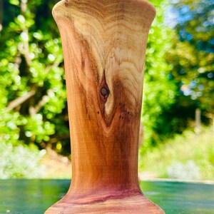 Small VASE in SEQUOIA, artisan, woodturner, unique piece, handmade, France Moodwood.