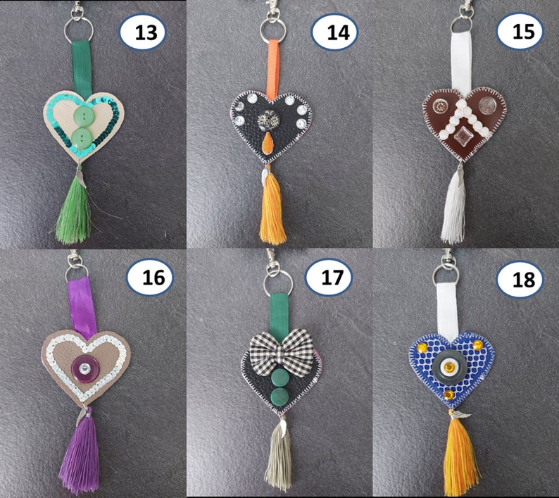 Key ring, lucky charm, lucky charm, suspension, bookmark, gift to offer and personalize image 5