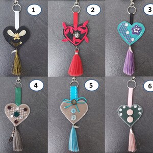 Key ring, lucky charm, lucky charm, suspension, bookmark, gift to offer and personalize image 3