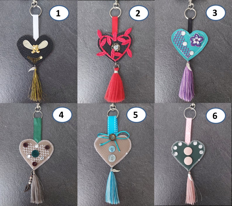 Key ring, lucky charm, lucky charm, suspension, bookmark, gift to offer and personalize image 3