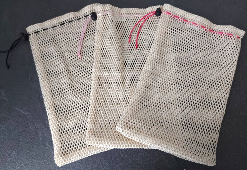 Large size organic cotton washing net for washable wipes image 4