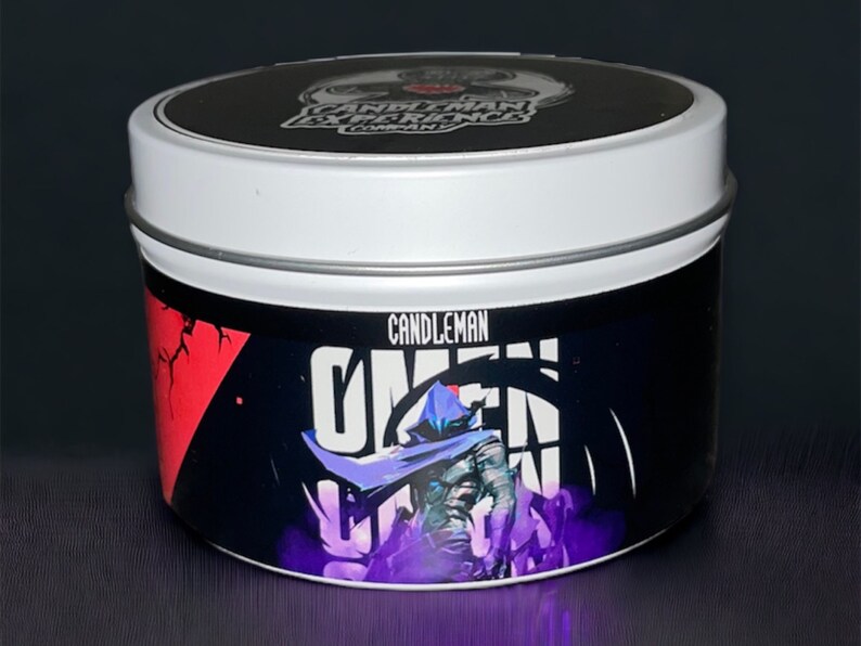 Valorant Gaming Candle, Omen Inspired, Gift Idea for Gaming, Gift for