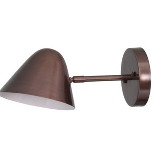 1 Light Cone  Handmade Vintage Wall Mid Century Modern Raw Brass Sputnik chandelier light Fixture