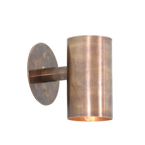 1 Light Pipe Handmade Vintage Wall Mid Century Modern Raw Brass Sputnik chandelier light Fixture