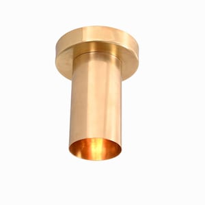 1 Light Cylider Handmade Vintage Wall Mid Century Polished Brass Sputnik chandelier light Fixture