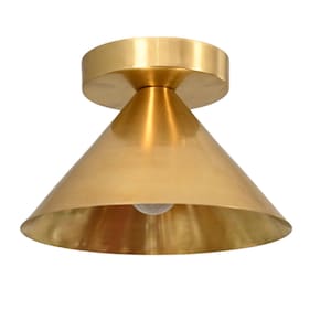 1 Light Shade Deckenleuchte Mid Century Modern Rohmessing Sputnik Kronleuchter Leuchte.