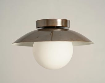 1 Leuchtkugel Mid Century Messing Sputnik Kronleuchter Leuchte