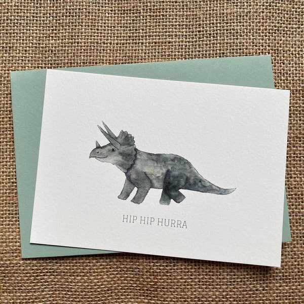 Enrollment | School Enrollment Cards | School enrollment decoration | Invitations | Dinosaur Party | Dinosaur card | Triceratops | School enrollment invitation card