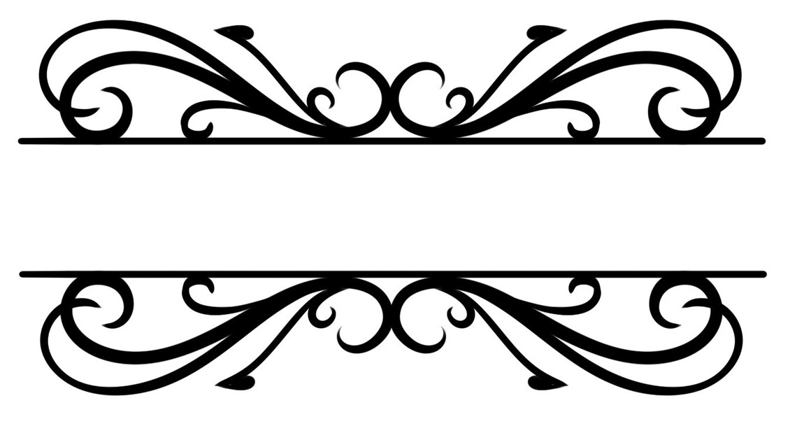 Flourish Borders SVG PNG - Etsy