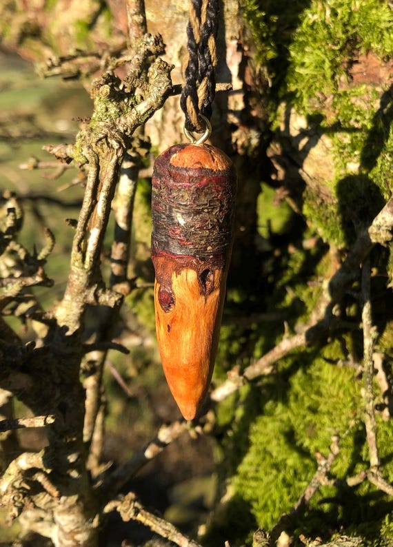 Welsh Hawthorn pendulum pendant