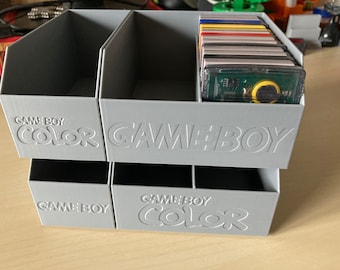Contenedores de juegos apilables para Gameboy