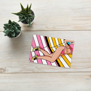 Carte postale | Illustration Sneacker Summer | Impression d’art 10 × 15 cm