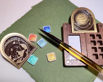 Handy & Stylish Binder Clip for Watercolour Palettes, Sketchbooks and Journals