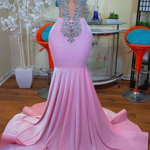 African Wedding Reception Dress, Prom Dress With Corset, Mermaid Evening  Dress, Corset Evening Dress, Beaded Lace Prom Dress, 
