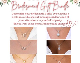 Bridesmaid Necklace - Etsy
