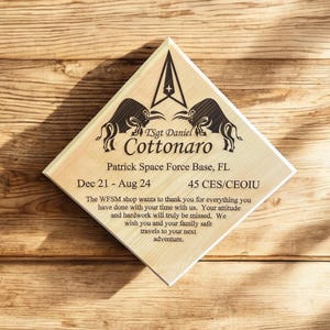 Wooden Award Plaque