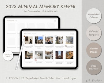 Memory Keeper | Memory Notebook | Memory Journal | Minimal Design | Scrapbook