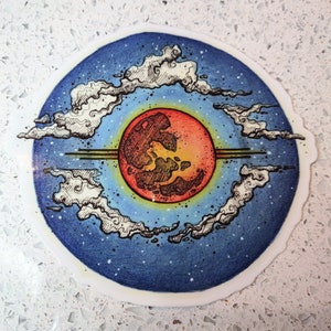 Blood Moon Vinyl Sticker
