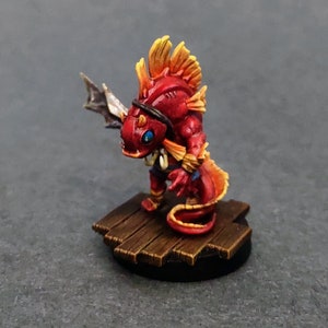 Handpainted Fishman Miniature - Bite the Bullet