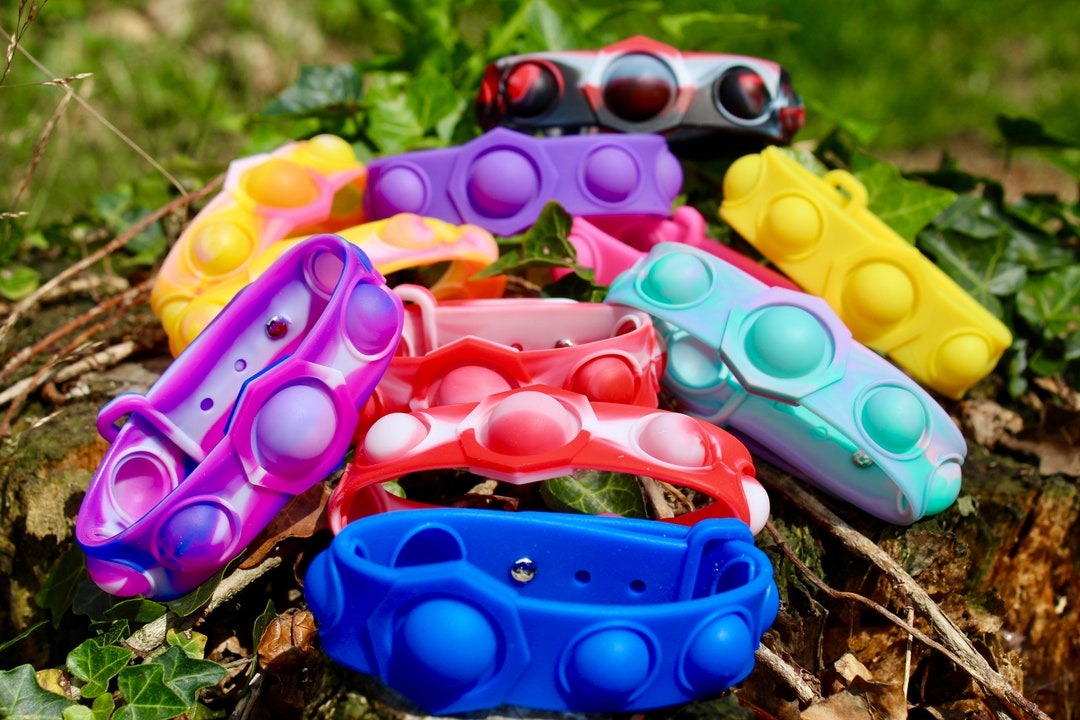 Popit Fidget Toy Wrist Band/bracelet for Autism and Sensory Etsy